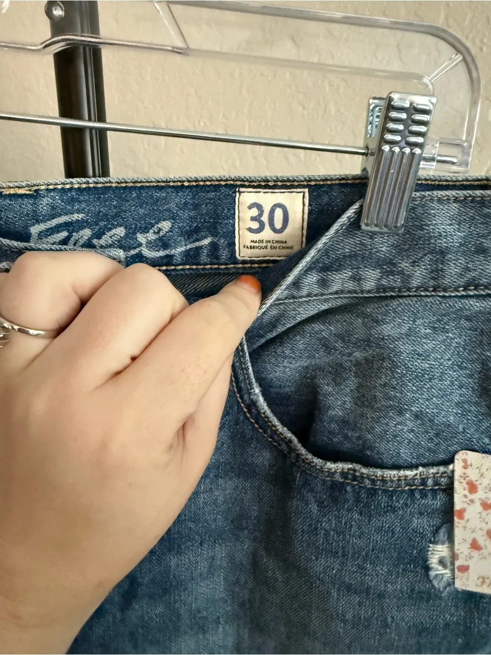 Free People Byron Bay Distressed Denim Shorts - 30
